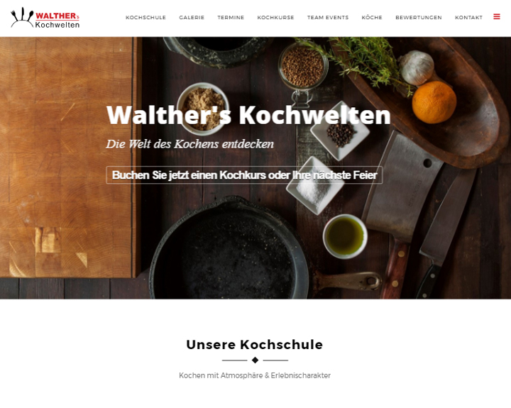 Walther's Kochwelten - Die Welt des Kochens entdecken
